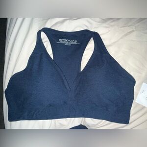 Beyond Yoga Deep Blue Sports Bra